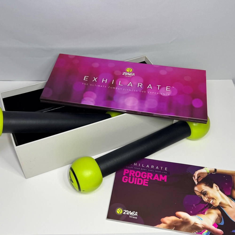 Zumba Fitness Exhilarate Ultimate DVD Experience Set with Toning‎ Sticks